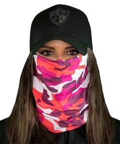 Pink Camo Face Shield